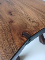 Plantentafel - Walnoot - Vintage - Bijzettafel, Antiek en Kunst