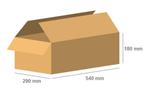 Vouwdozen 540x290x180 mm enkelgolf+minigolf karton bruin, Ophalen of Verzenden