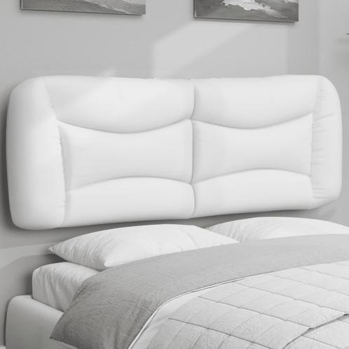 vidaXL Hoofdbordkussen 140 cm kunstleer wit, Huis en Inrichting, Slaapkamer | Bedden, Nieuw, Verzenden