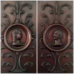 Casa Savoia: Umberto I e consorte - Paneel - Hout - Ante -