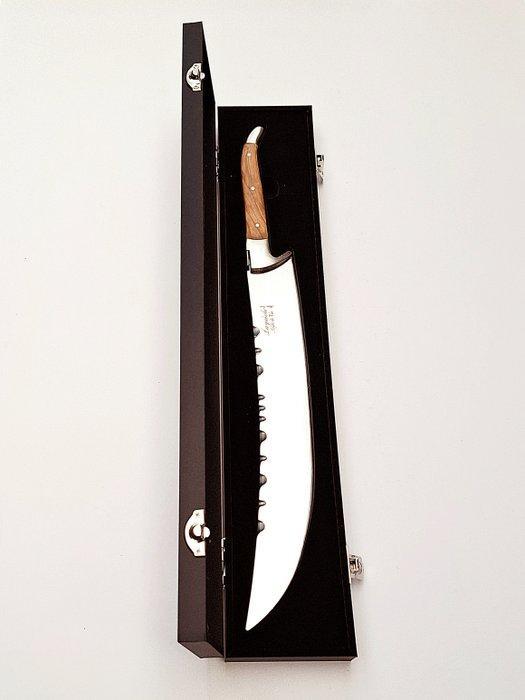Sabel - Laguiole - Champagne saber - Olive Wood handle -, Antiquités & Art, Antiquités | Ustensiles de cuisine
