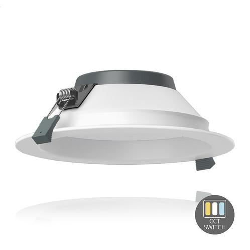 LED Downlight 3000K, 4000K of 5000K CCT-Switch 13W IP22 Wit, Huis en Inrichting, Lampen | Overige, Nieuw, Verzenden