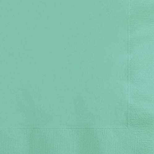 Mintgroene Servetten 33cm 20st, Hobby en Vrije tijd, Feestartikelen, Nieuw, Verzenden