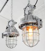Plafondlamp (2) - Aluminium, Glas, Staal, Antiek en Kunst