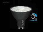 100 x 4.9W GU10 LED Spot Dimbaar met lens 4000K zw, Maison & Meubles, Lampes | Autre, Ophalen