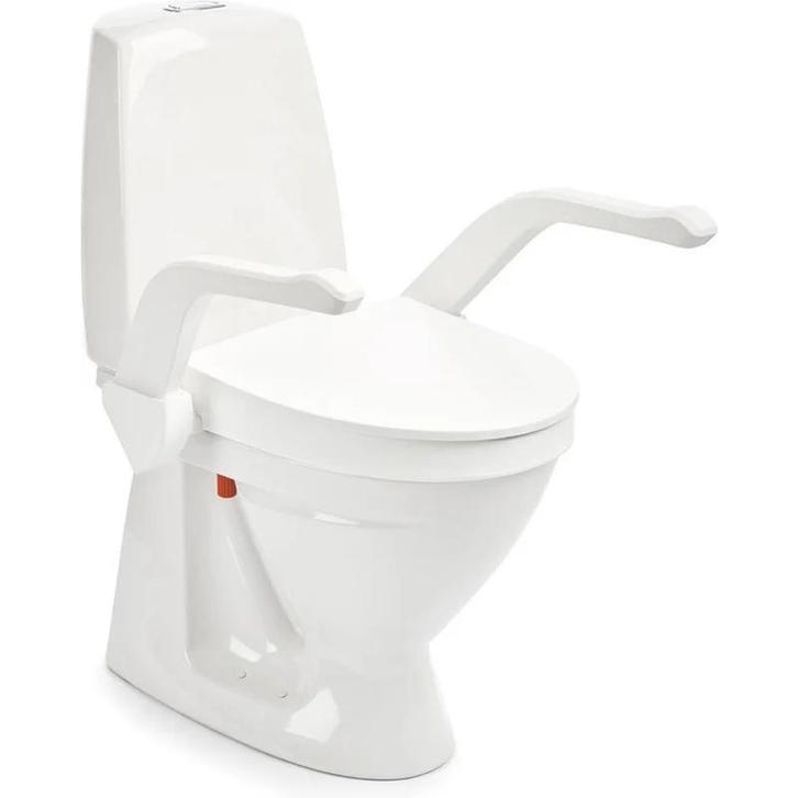 Etac My loo toiletverhoger met armsteunen - 10 cm, Divers, Matériel Infirmier, Enlèvement ou Envoi