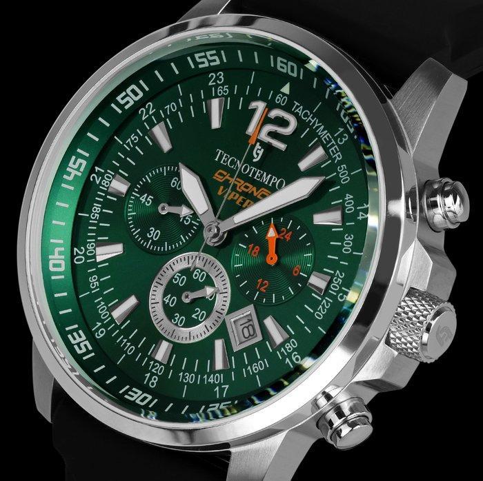 Tecnotempo - Chronograph 100M - Chrono Viper Limited, Handtassen en Accessoires, Horloges | Heren