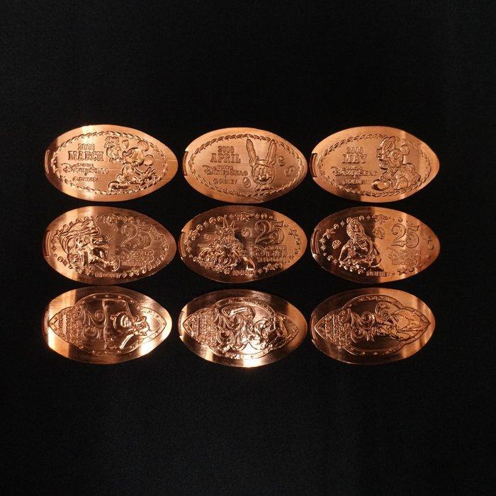 Collectie van memorabilia - Souvenirmedailles /, Collections, Disney