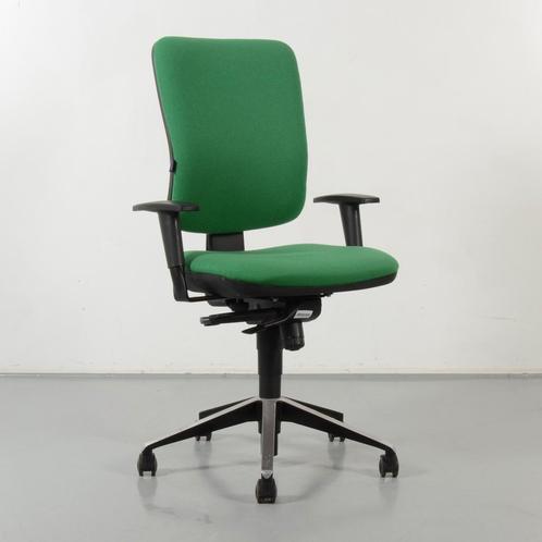 Beta Aalsmeer bureaustoel, groen, 2D armleggers, Maison & Meubles, Chaises de bureau, Enlèvement ou Envoi