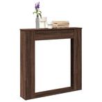 vidaXL Haardombouw 100x20x100 cm bewerkt hout bruin, Huis en Inrichting, Kachels, Verzenden, Nieuw