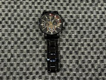 Veiling - GENEVVA Gold & Granite - Heren Horloge beschikbaar voor biedingen