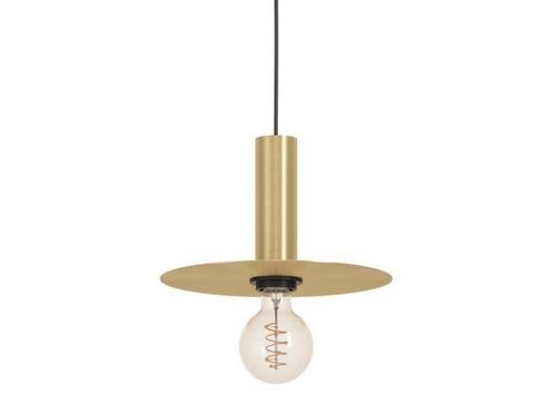Veiling - EGLO Escandell hanglamp zwart/messing Ø250mm, Huis en Inrichting, Lampen | Hanglampen
