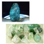 Zeldzame kristallen lichtgroene toermalijn 8,51 g - 42,58 ct