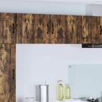 vidaXL Keuken Kast met opslag Kalmar 2 pcs Rook Eiken 50 x, Verzenden, Nieuw