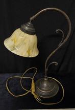 Nachtlampje - Verguld messing - Lampe uranium vintage, Antiek en Kunst