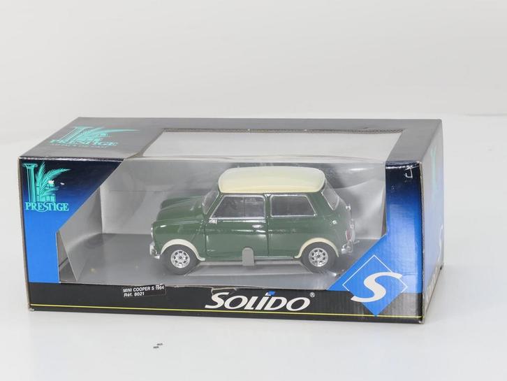 Schaal 1:16 Solido 8021 Mini Cooper S 1964 #7000, Hobby en Vrije tijd, Modelauto's | Overige schalen, Gebruikt, Ophalen of Verzenden