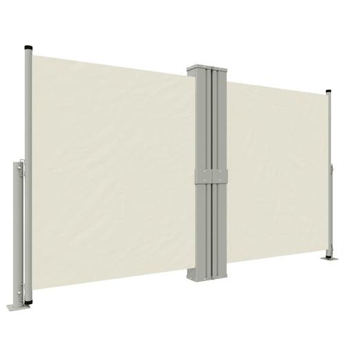 Windscherm Uittrekbaar Creme | Tweede Kansje | Superdeal!..., Tuin en Terras, Tuinschermen, Nieuw, Aluminium, 100 tot 150 cm, 200 cm of meer