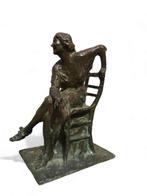 Luigi Panzeri (1865-1939) - sculptuur, La donna seduta - 37, Antiek en Kunst, Antiek | Keramiek en Aardewerk