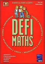 Défi maths, CM1  Colin, Redoute  Book, Colin, Redoute, Verzenden