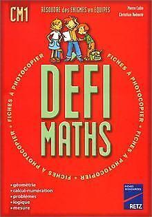 Défi maths, CM1  Colin, Redoute  Book, Livres, Livres Autre, Envoi