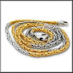 Halsketting - 18 karaat Geel goud, Witgoud - 18K 750 Gold, Nieuw