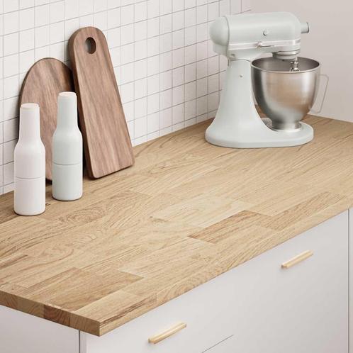 vidaXL Keuken werkblad rechthoekig 140x63,5x2,7 cm massief, Huis en Inrichting, Tafelonderdelen, Nieuw, Verzenden
