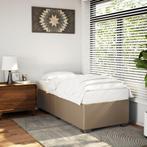 vidaXL Bedframe kunstleer cappuccinokleurig 100x200 cm, Verzenden