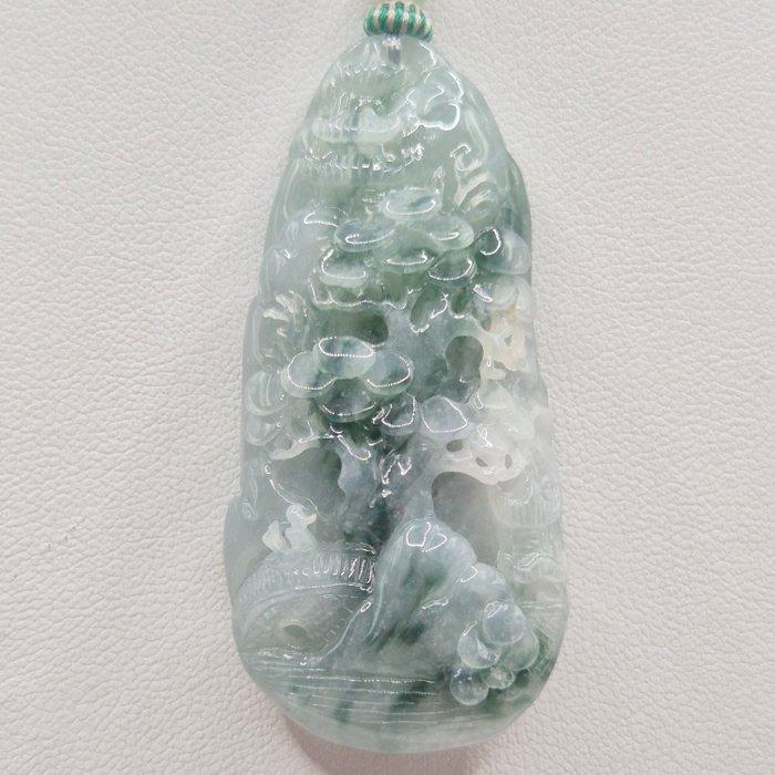 Jade - Natuurlijke Type-A jadeiet-hanger –, Collections, Minéraux & Fossiles