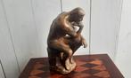 Figuur - P. Chenet - de denker - 24,5 cm - Brons