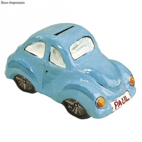 Papiermaché Spaarpot Auto 16,5×8,5×9 cm, Hobby & Loisirs créatifs, Bricolage