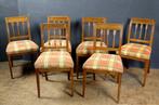 Chaise (6) - Fraaie set iepenhouten stoelen - bois dorme, Antiek en Kunst