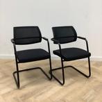 Tweedehands complete van 2 stuks Sitland vergaderstoelen,, Gebruikt, Zwart, Eén