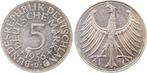 5 Mark Duitsland 5 duitse Mark 1956 D vz+ Patina zilver, Postzegels en Munten, Verzenden, België