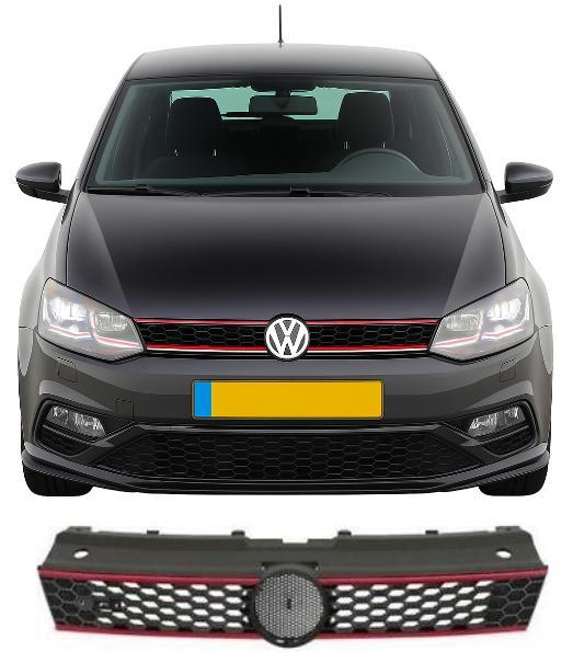 Grill | Volkswagen | Polo 6C | 2014-2017 | GTI-Look | zwart, Auto-onderdelen, Carrosserie, Nieuw, Volkswagen, Verzenden