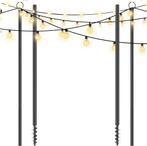 Stabiele Lichtpaal Set | Verstelbaar | OP = OP | Nu 53% Off!, Tuin en Terras, Verzenden, Nieuw, Metaal, Overige typen