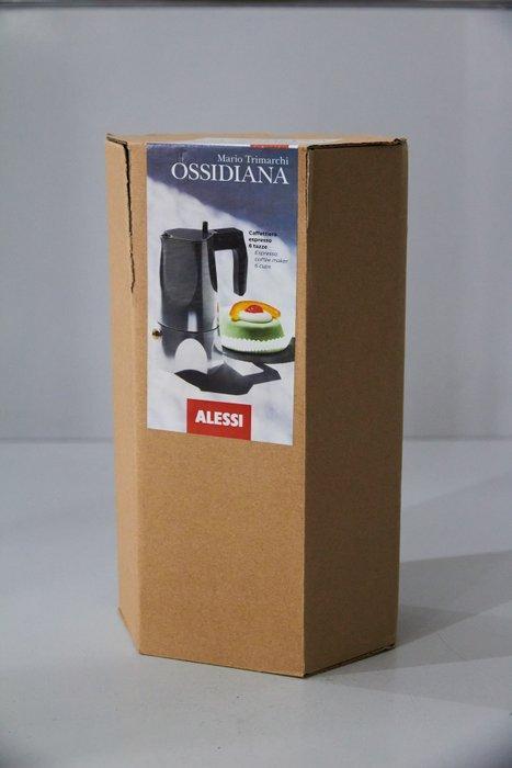 Alessi - Mario Trimarchi - Ossidiana - Cafetière - 6 tasses,, Antiquités & Art, Antiquités | Meubles | Chaises & Canapés