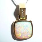 Hanger - 18 karaat Geel goud - 3.12ct. tw. Opaal - Diamant -