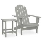 vidaXL Tuinstoel Adirondack met tafel massief vurenhout, Verzenden, Nieuw