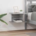 vidaXL Nachtkastje 2 pcs Grijs Sonoma 40 x 30 x 25 cm, Huis en Inrichting, Slaapkamer | Nachtkastjes, Verzenden, Nieuw