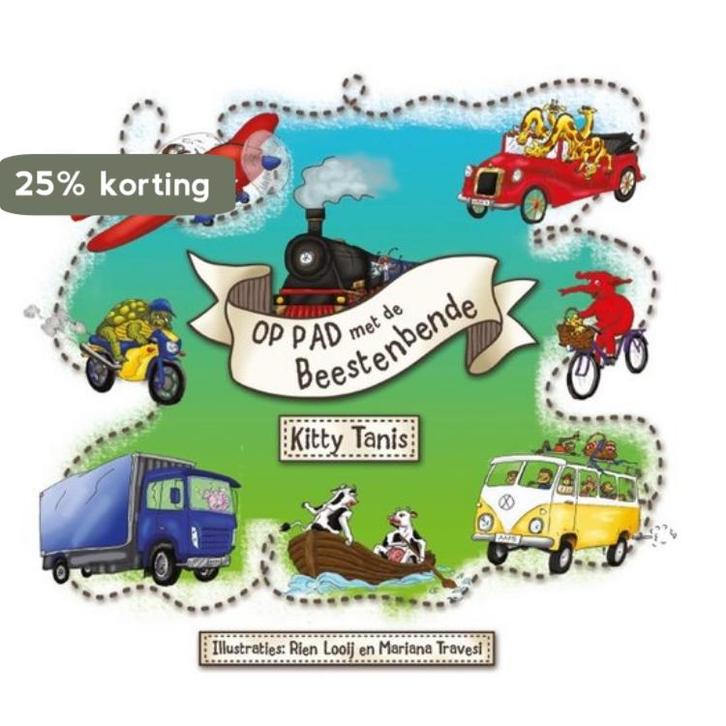 Kinderboek: Op pad met de beestenbende. 9789090343693, Boeken, Prentenboeken en Plaatjesalbums, Gelezen, Verzenden