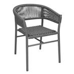 Stoelen | FLORENCE | Aluminium Rotan/Aluminium | Grey |, Verzenden, Nieuw in verpakking