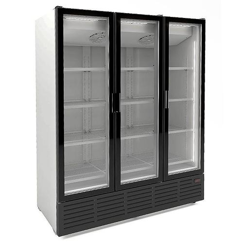 Koelkast 3 Glasdeuren - Wit 9002, Zakelijke goederen, Horeca | Keukenapparatuur, Koelen en Vriezen, Verzenden