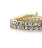 Zonder minimumprijs - Tennis armband - 14 karaat Geel goud -, Handtassen en Accessoires, Antieke sieraden
