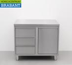 HCB inox Armoire de travail Table de travail Poubelle et 3, Articles professionnels, Verzenden