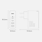 100W Stekkerlader - Quad Port PD / Quick Charge 3.0 - GaN, Télécoms, Téléphonie mobile | Batteries, Verzenden