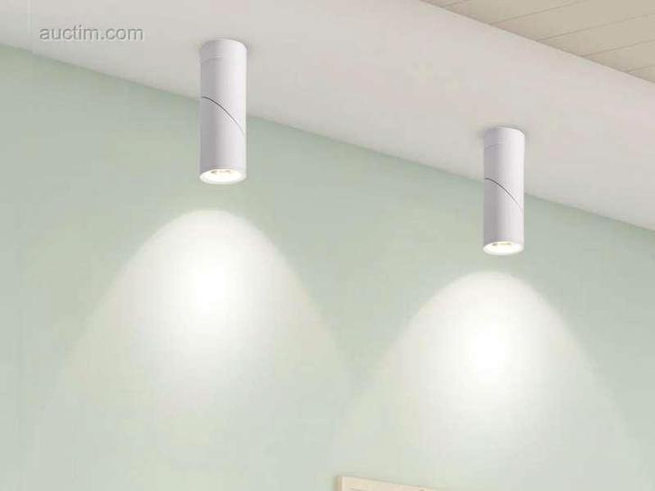 20 x GU10 Opbouwspot Armatuur cilinder zand wit..., Doe-het-zelf en Bouw, Overige Doe-Het-Zelf en Bouw, Ophalen