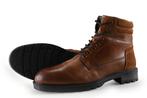 Nelson Veterboots in maat 40 Cognac, Kleding | Heren, Schoenen, Overige kleuren, Verzenden, Boots, Zo goed als nieuw