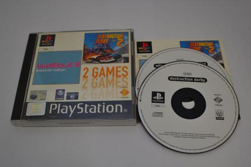 2 Games - Wipeout 3 & Destruction Derby (PS1 PAL), Games en Spelcomputers, Games | Sony PlayStation 1