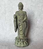 Bouddha debout sur un double lotus - Bronze - Chine - Fin du