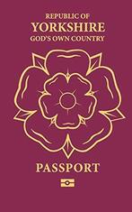 Republic of Yorkshire Passport: Gods own country notebook, Zo goed als nieuw, Novelty-Notebooks.com, Verzenden